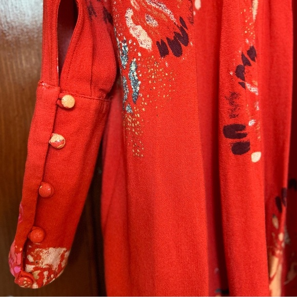 🦋 Free People extra small butterfly mini dress tunic 🦋 - Picture 12 of 14